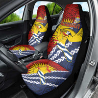 Kiribati Independence Day Car Seat Cover Polynesian and Melanesian Art Tattoo