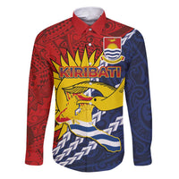 Kiribati Independence Day Family Matching Puletasi and Hawaiian Shirt Polynesian and Melanesian Art Tattoo