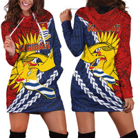 Kiribati Independence Day Hoodie Dress Polynesian and Melanesian Art Tattoo