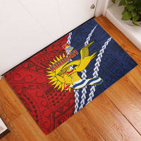 Kiribati Independence Day Rubber Doormat Polynesian and Melanesian Art Tattoo