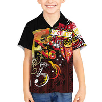 Papua New Guinea 2025 Family Matching Tank Maxi Dress and Hawaiian Shirt 50th Independence Day Anniversary