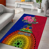Haiti Battle of Vertieres Area Rug The Haitian Revolution 220th Anniversary Polynesian Style LT03 - Polynesian Pride