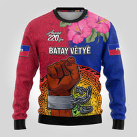 Personalised Haiti Battle of Vertieres Ugly Christmas Sweater The Haitian Revolution 220th Anniversary LT03 - Polynesian Pride
