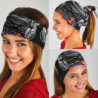 Super Samoa-Six Eight Five to The World Neck Gaiter Traditional Samoan Tattoo Black Color LT03 - Polynesian Pride