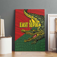 Sepik River Crocodile & Arts Festival Melanesian Pattern Canvas Wall Art