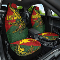 Sepik River Crocodile & Arts Festival Melanesian Pattern Car Seat Cover LT03 One Size Red - Polynesian Pride