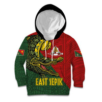 Sepik River Crocodile & Arts Festival Melanesian Pattern Kid Hoodie