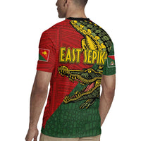 Sepik River Crocodile & Arts Festival Melanesian Pattern Rugby Jersey