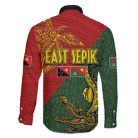 Sepik River Crocodile & Arts Festival Family Matching Tank Maxi Dress and Hawaiian Shirt Bird-of-paradise Melanesian Tattoo