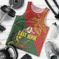 Sepik River Crocodile & Arts Festival Men Tank Top Bird-of-paradise Melanesian Tattoo