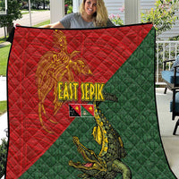 Sepik River Crocodile & Arts Festival Quilt Bird-of-paradise Melanesian Tattoo