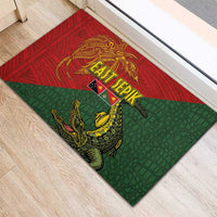 Sepik River Crocodile & Arts Festival Rubber Doormat Bird-of-paradise Melanesian Tattoo