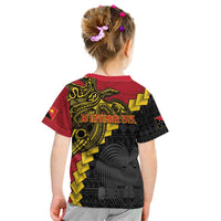 Papua New Guinea Independence Day Kid T Shirt Bird-of-paradise Melanesian Tattoo