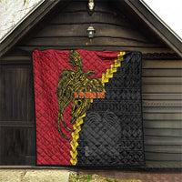 Papua New Guinea Independence Day Quilt Bird-of-paradise Melanesian Tattoo