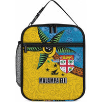 Malampa Fiji Day Lunch Bag Tapa and Melanesian Patterns with Coat of Arms