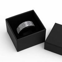 Traditional Samoa Maori Ornament Style White Art Spinner Ring - Polynesian Pride