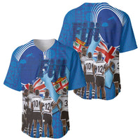 Fiji Rugby Sevens Baseball Jersey Commemorate Gold Medal - Rio de Janeiro 2016 LT03 - Polynesian Pride