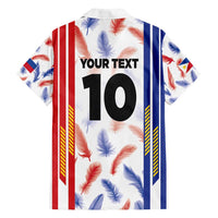 Custom Philippines Champions Football Jersey Family Matching Puletasi and Hawaiian Shirt LT03 - Polynesian Pride