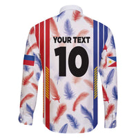Custom Philippines Champions Football Jersey Family Matching Puletasi and Hawaiian Shirt LT03 - Polynesian Pride