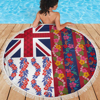 Hawaiian Lei Beach Blanket National Flag Striped Style