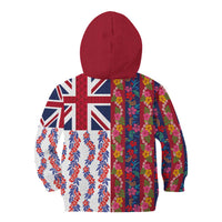 Hawaiian Lei Kid Hoodie National Flag Striped Style