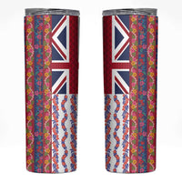 Hawaiian Lei Skinny Tumbler National Flag Striped Style