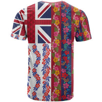 Hawaiian Lei T Shirt National Flag Striped Style