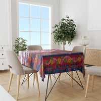 Hawaiian Lei Tablecloth National Flag Striped Style