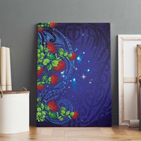 Matariki New Zealand Maori and Pohutukawa Canvas Wall Art Galaxy Blue Sky Style LT03 - Polynesian Pride