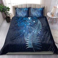 Matariki New Zealand Maori Silver Fern Bedding Set Galaxy Blue Sky Style