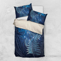Matariki New Zealand Maori Silver Fern Bedding Set Galaxy Blue Sky Style