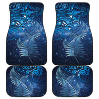 Matariki New Zealand Maori Silver Fern Car Mats Galaxy Blue Sky Style