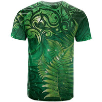 Matariki New Zealand Maori Silver Fern T Shirt Galaxy Green Sky Style