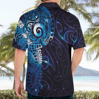 Matariki New Zealand Maori Koru Art Tattoo Hawaiian Shirt New Year Galaxy Blue Sky Style