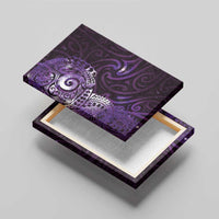 Matariki New Zealand Maori Koru Art Tattoo Canvas Wall Art New Year Galaxy Purple Sky Style