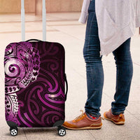 Matariki New Zealand Maori Koru Art Tattoo Luggage Cover New Year Galaxy Pink Sky Style