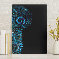 New Zealand Maori Koru Art Traditional Tattoo Canvas Wall Art Paua Shell