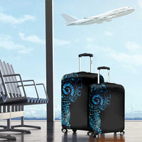 New Zealand Maori Koru Art Traditional Tattoo Luggage Cover Paua Shell