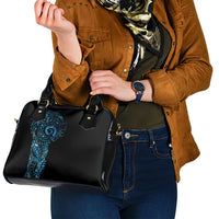 New Zealand Maori Koru Art Traditional Tattoo Shoulder Handbag Paua Shell LT03 - Polynesian Pride