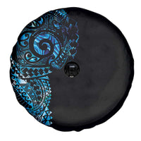 New Zealand Maori Koru Art Traditional Tattoo Spare Tire Cover Paua Shell