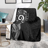 New Zealand Maori Koru Art Traditional Tattoo Blanket Simple Style LT03 - Polynesian Pride