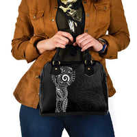 New Zealand Maori Koru Art Traditional Tattoo Shoulder Handbag Simple Style LT03 - Polynesian Pride
