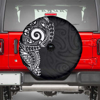 New Zealand Maori Koru Art Traditional Tattoo Spare Tire Cover Simple Style