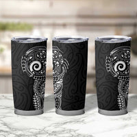 New Zealand Maori Koru Art Traditional Tattoo Tumbler Cup Simple Style