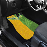 Cook Islands Language Week Car Mats Tatau Pattern and Rarotongan Alphabet - Polynesian Pride