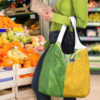 Cook Islands Language Week Grocery Bag Tatau Pattern and Rarotongan Alphabet - Polynesian Pride