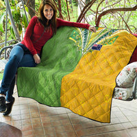 Cook Islands Language Week Quilt Tatau Pattern and Rarotongan Alphabet - Polynesian Pride