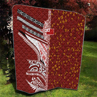 Tonga Language Week Quilt Ngatu Pattern and Tongan Alphabet - Polynesian Pride
