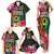 Personalised Penama Day Family Matching Tank Maxi Dress and Hawaiian Shirt Proud To Be A Ni-Van Beauty Pacific Flower LT03 Black - Polynesian Pride