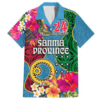 Personalised Sanma Day Family Matching Off Shoulder Long Sleeve Dress and Hawaiian Shirt Proud To Be A Ni-Van Beauty Pacific Flower LT03 - Polynesian Pride